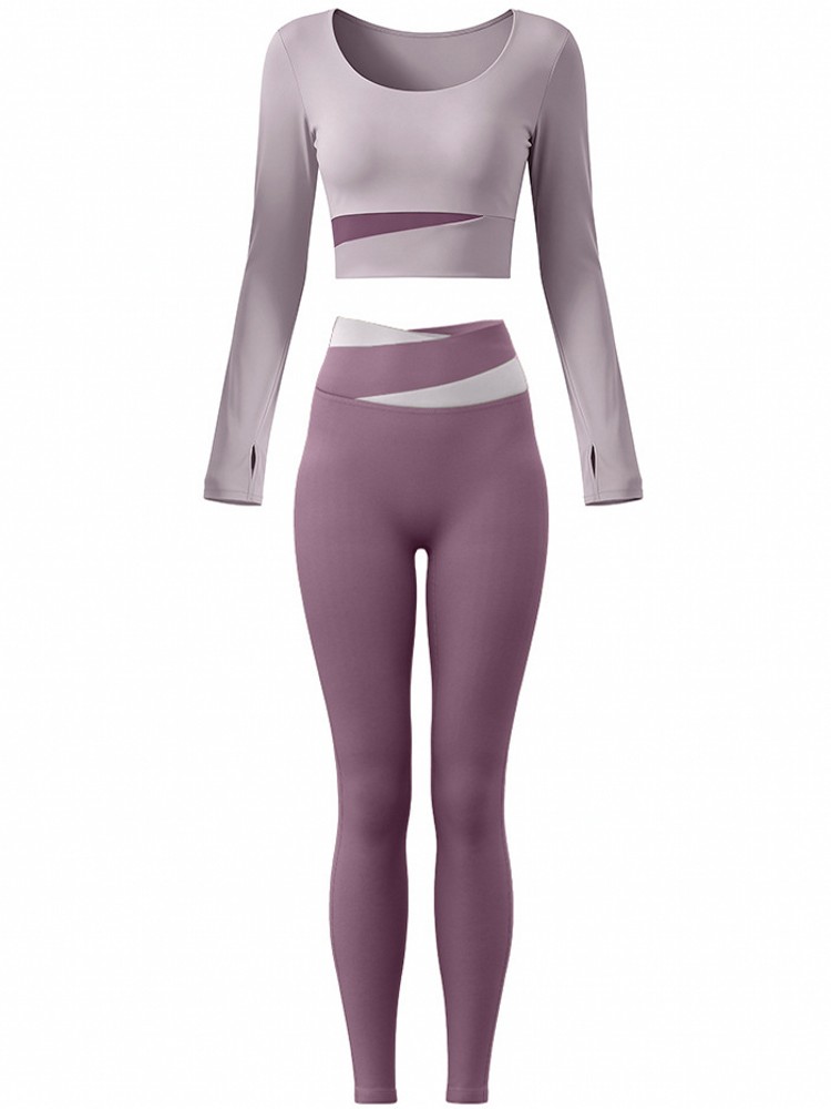 Fitness & Nutrition Lab Zapopan - 2-delige sets voor dames, sneldrogende sportset,