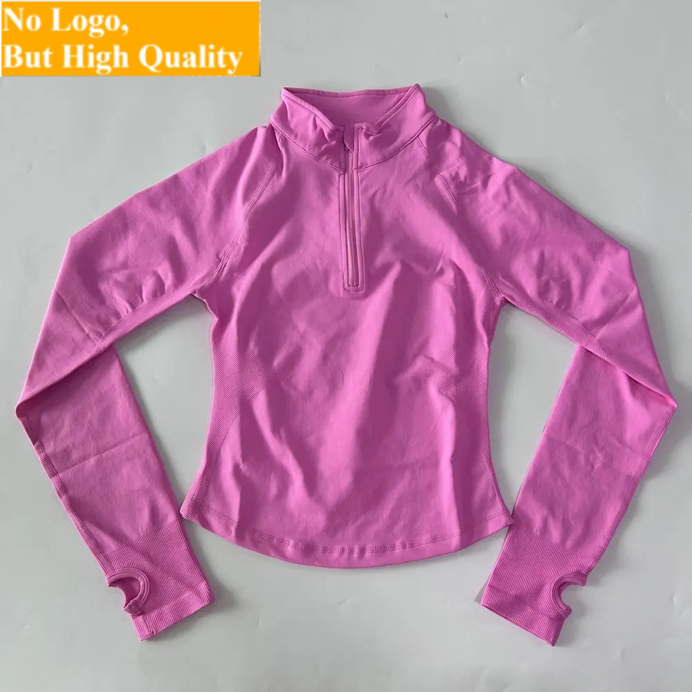 Fitness & Nutrition Lab Zapopan - Geen logo yoga-jas met halfritsshirt Dames