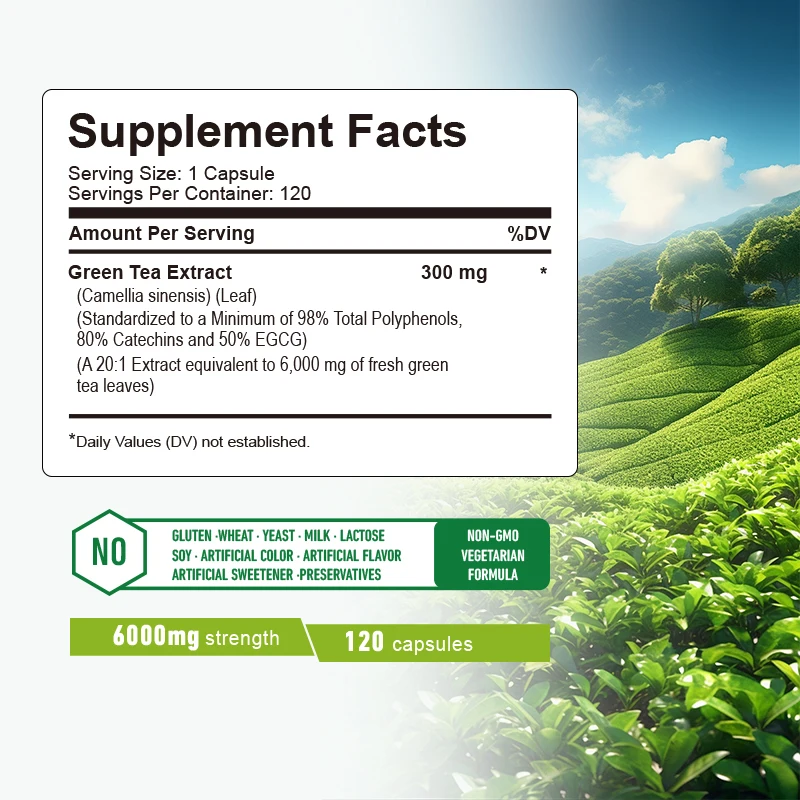 Groene theecapsules - Verhoogt - Green Tea Extract Fat recensie en prijs