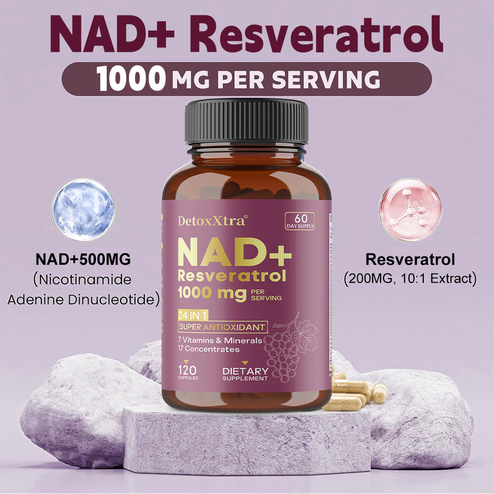NAD+ Resveratrol Supplementen  - Resveratrol Capsule Anti Aging recensie en prijs