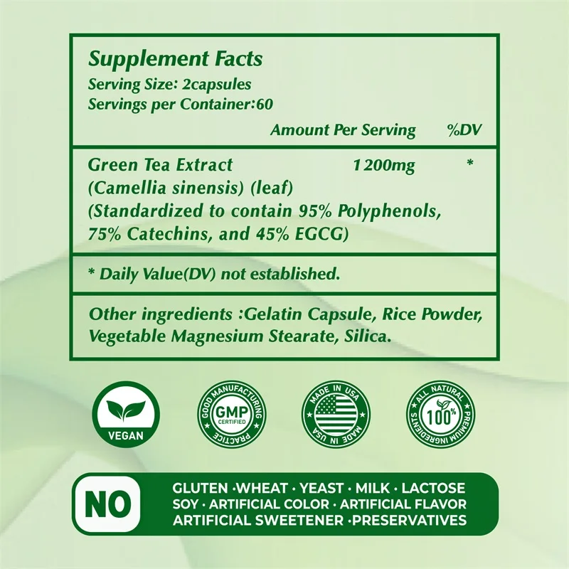 EGCG groene thee-extract - ver - Green Tea Extract Fat recensie en prijs